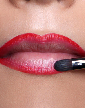 Contour et dégradé des lèvres